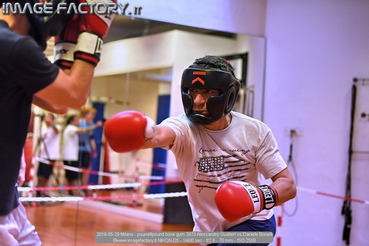 2019-05-29 Milano - pound4pound boxe gym 2473 Alessandro Guatieri vs Daniele Bonelli